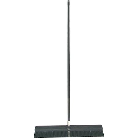 Birdwell Contractor Push Broom, 3 in L Trim, Polystyrene Bristle 4027-4
