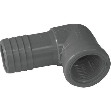 Boshart Industries Ell Pp 1x3/4in 90deg Poly Blk UPVCFRE-1007