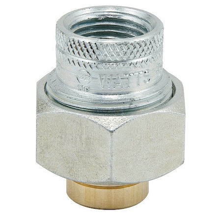 Watts DielectricStraightSteelThrd1-1/2BrassSOC LF4001E - 1-1/2"