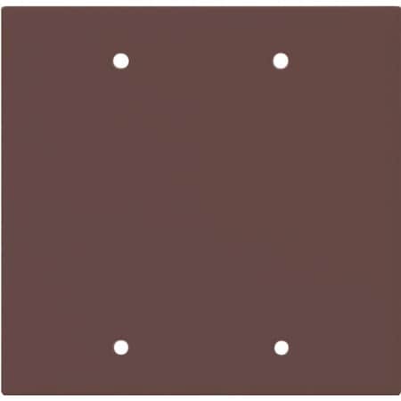 Eaton Wiring Devices 2137 Wallplate, 412 in L, 456 in W, 008 in Thick, 2 Gang, Thermoset, Brown 2137B-BOX