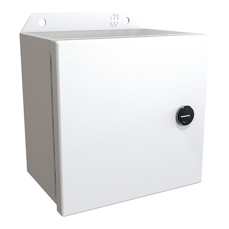 Hammond Latches Electrical Enclosure, 6 in H, 4 in D, 6 in W, 12, 13, 3R, 4, Steel EJ664LG