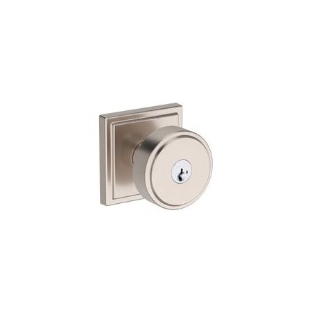 Baldwin Residential Door Knobs Keyed Entry Reversible Satin Nickel ENVASSSR150SMC