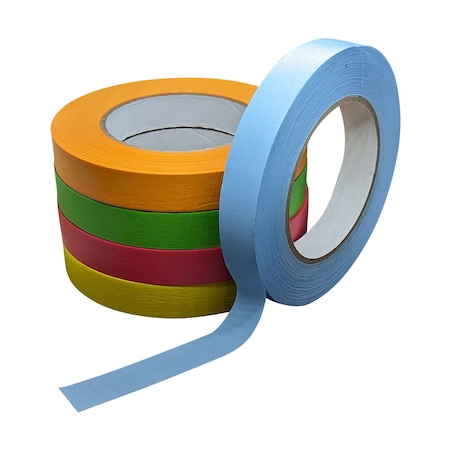 Bartovation Lab Labeling Tape Variety Pack, 2160in Length x 3/4in Width, 3in Core ( 5 Rolls of Assorted Colors) N3345R60K