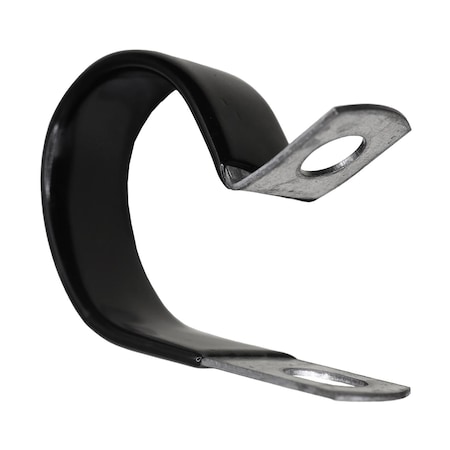 Auveco Closed Clamp 1 1/4in- Galvanized Vinyl Coated, 25PK 10606