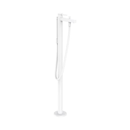 Hansgrohe Finoris Freestanding Tub Filler Trim with 1.75 GPM Handshower in Matte White 76445701