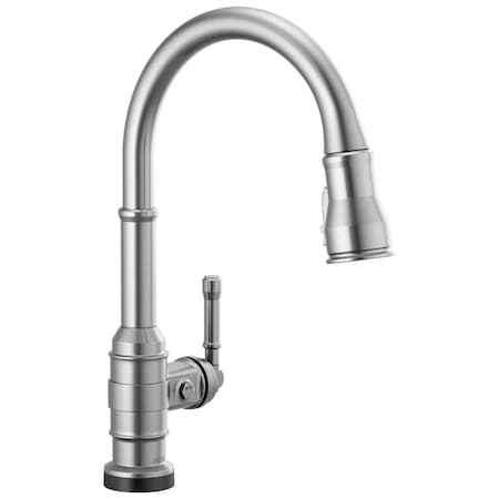 Delta Broderick Single Handle Pull-Down Kitchen Faucet With Touch2O Technology 9190T-AR-DST