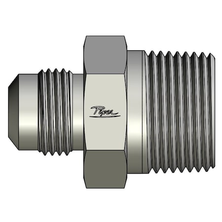 Piper 3/8in. Male JIC X 1/2in. Male Pipe, Straight 0100-06-08