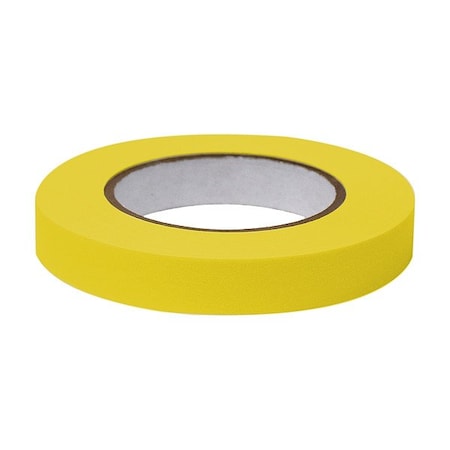 Zoro Select Labeling Tape, Yellow, Matte, PK4 GRAING-T25-2