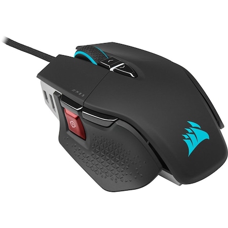 Corsair M65 RGB ULTRA Gaming Mouse, Backlit RGB LED, Optical, Silver ALU, Black, CH-9309411-NA2 CH-9309411-NA2