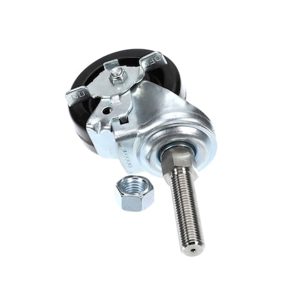 Hardt Castrer, 4in, Adjustable, Swivel, with Brake, Stem 2849