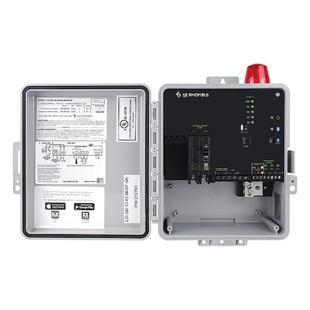 Sje-Rhombus ControlPanel, 7to15A, Single, 120to230VAC EZIS1W114C3A4A6A10E24X30A