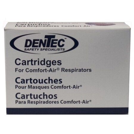 Comfort-Air Acid Gases, Organic Vapor/P100 Cartridge Combo. MEETS OSHA SILICA DUST REQUIREMENTS, 2PK 158T26LP0