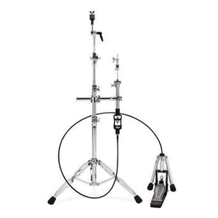 Drum Works Furniture Drum Workshop  9000 Series 2 ft. Remote Hi-Hat Stand, Chrome DWCP9502LB2