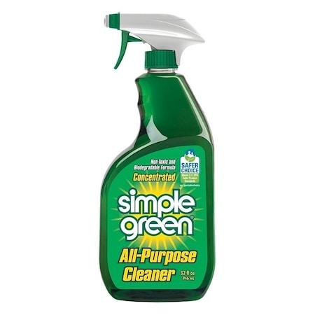 Simple Green All-Purpose Cleaner, 32 oz Spray Bottle, Liquid, Sassafras, Green 2710001213033