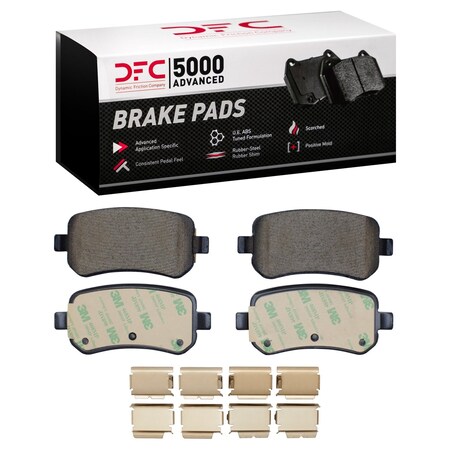 Dfc 5000 Advanced Disc Brake Pad Set,  1551-1021-01