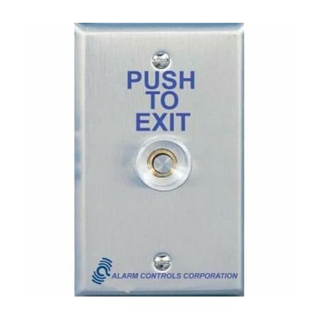 Alarm Controls Exit Delay Timer, Push to Exit Button, SS TS-16
