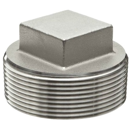 Msi Products 1/2in INDUSTRIAL 316 Stainless Steel Square Head Cored Plug A3250008