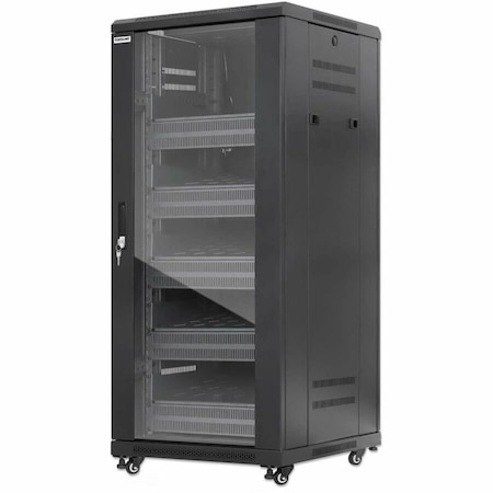 Intellinet Network Solutions PRO LINE NETWORK CABINET WITH INTEGRATED FANS, 27U 716239