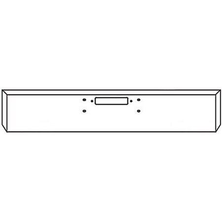 Replacement For Western Star Hd 4900Fa Year 2004 20In Stainless Steel Boxed Amer. Eagle Bumper W/To