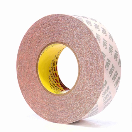 3M Film Tape, 2 in W, 60 yd L, 1 mil, Paper, Double-Sided 469