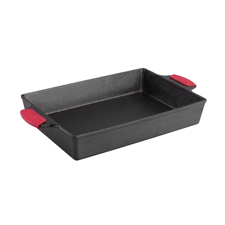 Lodge 9 Inch x 13 Inch Casserole w/silicone grips, 2PK BW13CA1