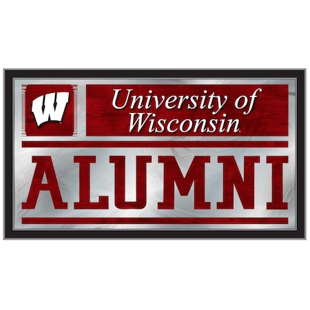 Holland Bar Stool Co Wisconsin 26" x 15" Alumni Mirror MAlumWiscon