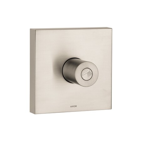 Axor ShowerSolutions Volume Control Trim 5" x 5" in Brushed Nickel 10972821