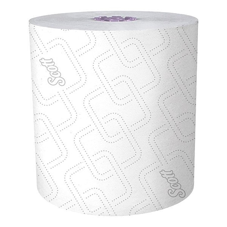 Scott High-Capacity Hard Roll Towels for Purple Core Dispensers, Unperforated, 950'/Roll, 6PK 02001