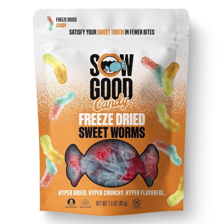 Sow Good Freeze Dried Sweet Worms Candy Bites 1.5 oz 26005448