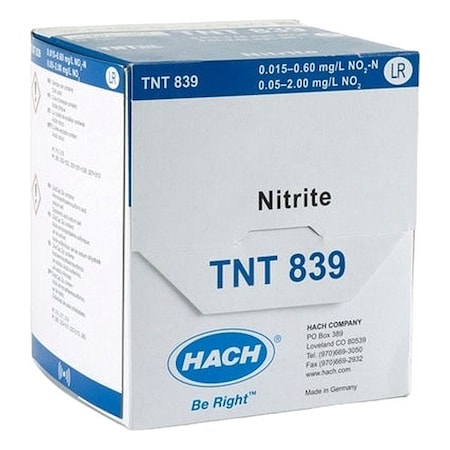 Hach Nitrate Vial Test, Vial TNT839