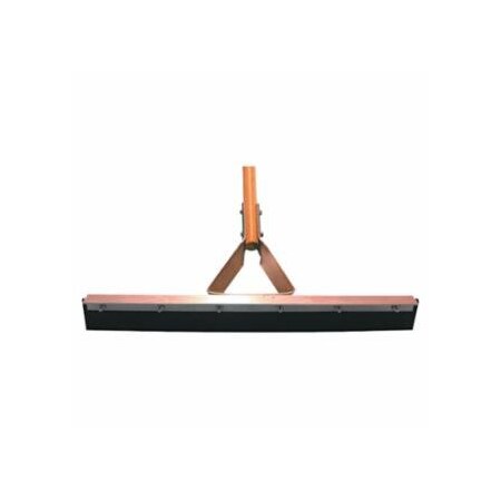 Magnolia Brush Non-Sparking Floor and Driveway Squeegee, Straight with Tapered Handle Socket, 18 in, 455-4118TPNW/H