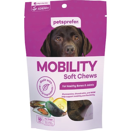 Pets Prefer Mobility Soft Dog Chews, 30-Count 99-145