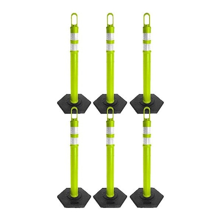 Mr. Chain Delineator Kit, Green, Polyethylene 78314-6