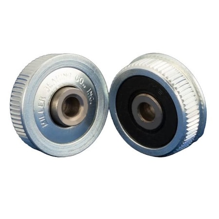 Miller Bearing Conveyor Bearing, Flanged Unground Non-Precision , Carbon Steel, 0.6875 in Bore Dia., Hex Bore FR-1125-5DS-O