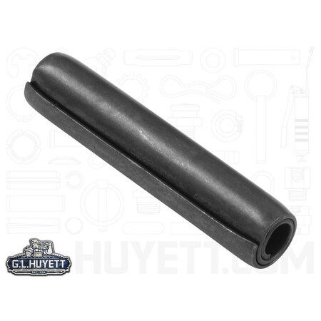 Huyett Coiled Spring Pin, Standard Duty, High Carbon Steel, 8 mm Dia x 40 mm Length SPCM-080-040