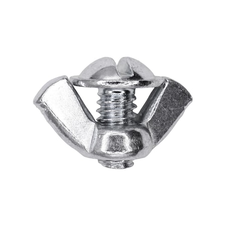 Auveco License Plate Screw Wing Nut And Washer, 50PK 5885