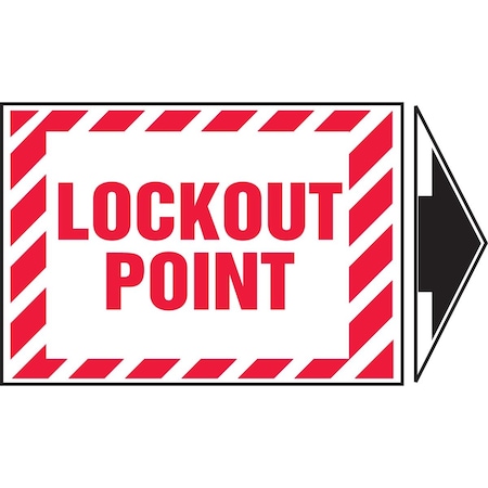 Accuform LOCKOUTTAGOUT LABEL LOCKOUT POINT LLKT530VSP