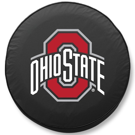 Holland Bar Stool Co 27 x 8 Ohio State Tire Cover TCJOhioStBK