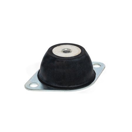 J.W. Winco Flange-Mount Vibration Damper, 114 mm L 148.3-46-M10-A-60-S