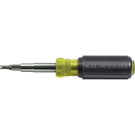 Klein Tools Phillips, Slotted, Square, Schrader Valve Insertion, Core Removal Bit 7 3/4 in, , Num. of pieces:9 32527