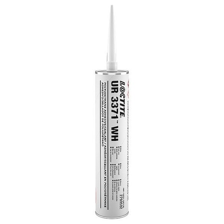 Loctite Polyurethane Sealant, 10 oz, Cartridge, White, UR 3371 2799582