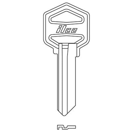 Kaba Ilco EZ1KW1 Key Blank 248850