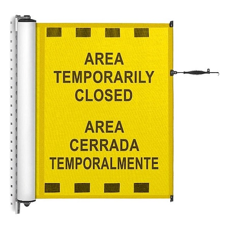 Modus Mounted Barrier, Yellow Belt, Grey Frame ZPS-MPP-Y