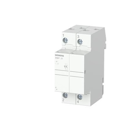 Siemens fuse holder 10 A size 10 mm x 38 mm 2-pole 1100 V DC IEC / 1250 V DC UL 3NW7025