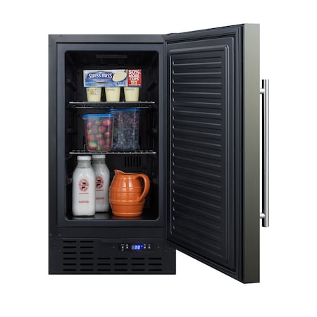 Summit 18in Wide Built-In All-Refrigerator FF1843BKS