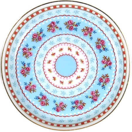 Heritage Lace 4 in. Pip Studio Tea Tip Dinnerware Set - Blue, 4PK 51.013.005