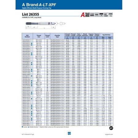 Osg FORMING Tap, M16x2, 150 mm 2635516222