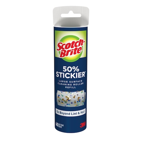 Scotch-Brite Scotch Brite 8952954 8 in. Scotch-Brite Lint Roller Refill; Black 8952954