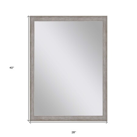 Homeroots 40" Silver Accent Mirror 606773