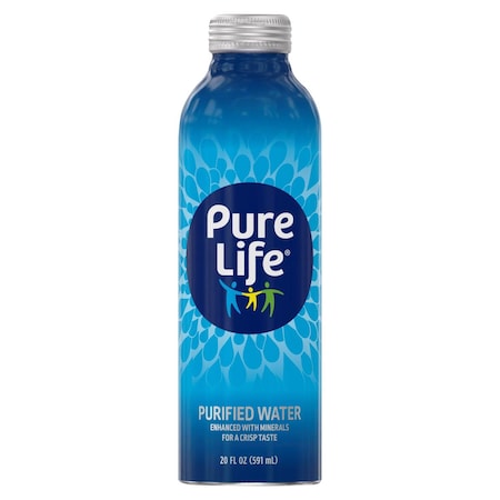 Primo Pure Life Natural Bottled Water 20 fl. oz. 1 pk 068274000096